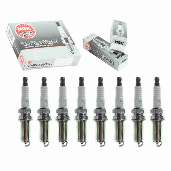8 pc NGK V-Power Spark Plugs compatible with Nissan Armada 5.6L V8 2005-2006
