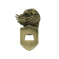 thumbnail image 5 of Sunjoy Tech Beer Bottle Opener Eagle Embossed Pattern Magnetic Bottle Opener Easy Installation Wood Zinc Alloy Beer Bottle Opener, 5 of 8