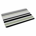 thumbnail image 4 of Sage Green Black Stripe Door Mat Indoor Outdoor, Modern Abstract Coarse Striped Non Slip Welcome Mat with Rubber Backing, Absorbent Fabric Front Door Mats Entryway Rug for Home Patio Entrance 18"x30", 4 of 9