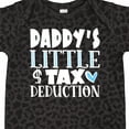 thumbnail image 4 of Inktastic Daddy's Little Tax Deduction Blue Hearts Boys or Girls Baby Bodysuit, 4 of 5