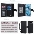 thumbnail image 2 of Allytech Wallet Case for Google Pixel 9A with Card Slots & Wrist Strap, [Magnetic Clasp] [RFID Blocking] Kickstand Premium PU Leather Shockproof Full Body Protection Case - Black, 2 of 6