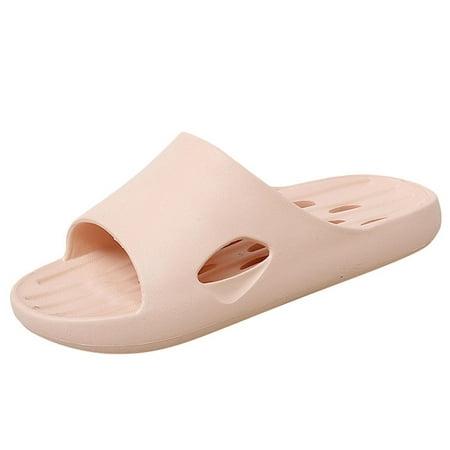 

TAIAOJING Pillow Slippers For Women and Men Shoes Summer Indoor Non Slip Bathroom Slippers Quick Drying Hollow Out Slippers