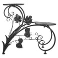 thumbnail image 4 of HINTRMENT 1Pack Elegant Design Metal Indoor Plants Shelf Waterproof Space Saving 11.8x7.9x16.5in, 4 of 8