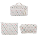 thumbnail image 1 of Lindo Bolso Maquillaje Floral Acolchado Algodón Vintage Cosméticos para Mujeres (L), 1 of 9