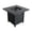 Grey, variant on Tabletop Heater, 30" Powdercoated Metal Fire Pit, Grey Patio Heater,Steel Outdoor Heater For Deck, Garden & Outdoor Heating