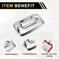 thumbnail image 4 of 1 Set Tailgate Door Handle Cover Outside Door Handle Cover for Ford F-150 2004-2014 Door Handle Bowl Cover ABS with Smart Key Holes Keypad, 4 of 6