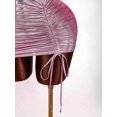 thumbnail image 4 of Pink Iridescent Halter Backless Ruched Mini Dress For Party, 4 of 8