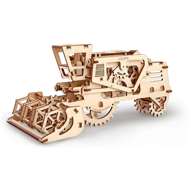 UTG0009 UGears Combine/Harvester Mechanical Wooden 3D Model 