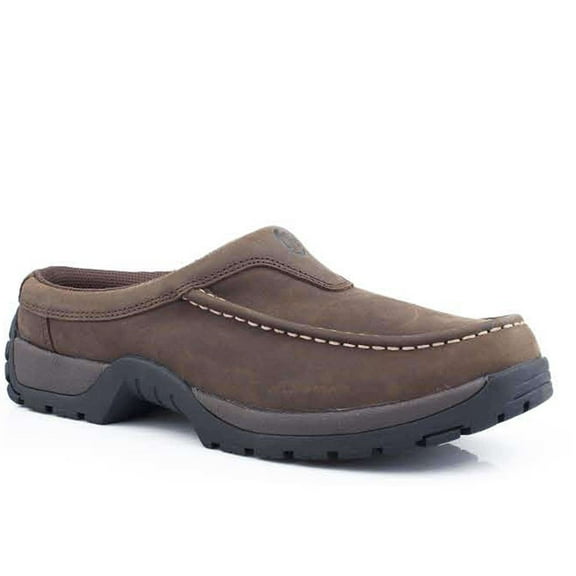 Roper Western Shoes Mens Leather Slip On Brown 09-020-1650-1561 BR
