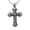 G13, variant on Cross Necklace for Men Silver Cross Chain Stainless Steel Pendant for Women Goth Necklace Gothic Christian Jewelry