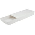 thumbnail image 1 of Organizador de escritorio debajo de la pasta, caja de almacenamiento de escritorio de plástico ABS blanco, suministros de oficina y papelería, 1 of 12