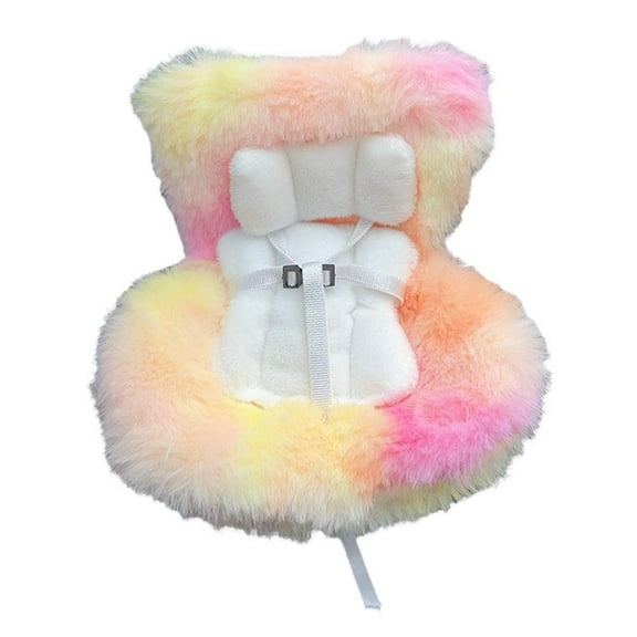 Doll Car Seat for 17cm Dolls with Vent Clip and Desktop Stand, Cute and Functional Car Ornament for 17cm Dolls,Doll Accessories