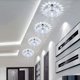 thumbnail image 4 of Downlight LED de cristal, luz de techo empotrada de 5 W con apertura, foco decorativo LED para pasillo creativo en pasillo, pasillo, sala de estar, dormitorio Fokelyi 221964-2, 4 of 9
