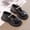 Black, variant on Girls Mary Jane Dress Shoes Bow Pearls Decor Round Toe Platform Shoes Kids Cute Sweet Comfy Hook and Loop Footwear Black 11 Little Kids