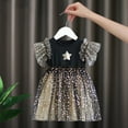 thumbnail image 6 of LYMAYTER Kids Girls Tutu Dresses Summer Baby Sequins Tulle Party Dress Toddler Short Sleeve Casual Sundress for 9 Months-7 Years, 6 of 9