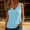 Sky Blue2, variant on Womens Linen Tank Top Lightweight Gauze Crewneck Camisole Linen Vest Women Dressy Tanks Gauze Shirts Camisole 2026 Summer Tops Boho Peasant Gauze Blouses Loose Fit Cami Gauze Shirts Black L
