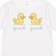 thumbnail image 4 of Inktastic Cute Duck Quack Design for Kids Boys or Girls Long Sleeve Toddler T-Shirt, 4 of 5