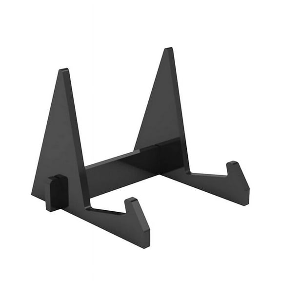 Acrylic Display Stand Book Holder Textbook Stands Record Shelf Album for Displaying Photo Frame Brochure, Black