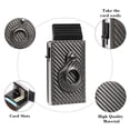 thumbnail image 3 of LOUEBICA Slim Smart Mens Wallet Card Holder Minimalist Leather Front Pocket Wallet RFID Blocking Pop Up Aluminum Case Credit Card Wallet, 3 of 7