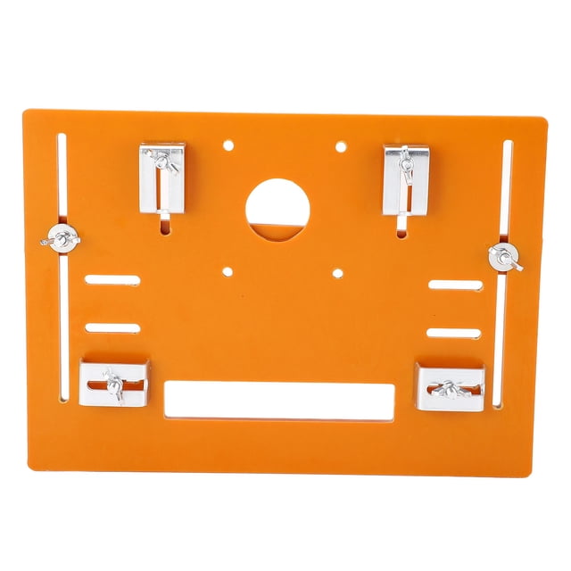 Cutting Machine Base Plate, Woodworking Cutting Machine Bottom Board Efficient Multi Functional with Elliptical Holes for Industrial Use