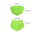 thumbnail image 2 of 18pcs Silicone Cupcake Liners, 2.75 Inch Silicone Baking Cups Non-Stick Muffins Mold, Green Heart, 2 of 6