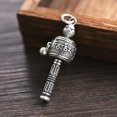 thumbnail image 2 of HOOUN Men's Vintage Tibet Tibetan Buddhist Amulet Prayer Wheel Luck Pendant Necklace, 2 of 8