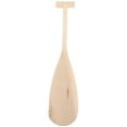 thumbnail image 1 of LABSERRON Wooden Oar for Canoes Khaki Wood Rowing Ergonomic Design 1Set, 1 of 8