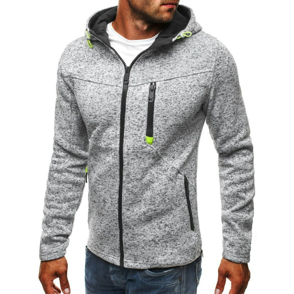 UKAP - UKAP Hoodie Jacket Full Zip Sweatshirt for Men Up to 3XL Plus ...