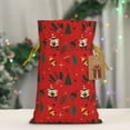 thumbnail image 6 of XMXT Christmas Drawstring Gift Bags, Christmas Tree Bear Bells Wrapping Sacks Candy Packing Bag Party Decorations Favor Bags, M, 6 of 8