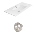 thumbnail image 1 of American Imaginations 35.5-in. W 1 Hole Ceramic Top Set In White Color AI-20973, 1 of 1