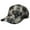 Abstract F, variant on Polar Bear Design Dad Hat - Artistic Brown Forest Hunting Cap with Curved Brim