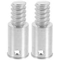 thumbnail image 5 of HERFIER 2pcs Broom Handle Threaded End Replacement Broom Handle Extension Pole Adapter (American thread) 2.55x0.98x0.98in, 5 of 9