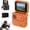Orange-64GB, variant on Multi-Functional Flip Screen Action Camera, 4K HD 143° Wide-Angle Optical Lens, Flip Screen Thumb Action Camera with 360° Panorama Function & Anti-Shake, for Cycling, Skydiving (Orange-64GB)