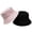 Pink, variant on Hats Double Wearing Fisherman Male Korean Version Simple Casual Pot Female Solid Color Light Plate Visor Couple Hat