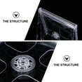 thumbnail image 5 of 5pcs Dual CD Jewel Case with Assembled Clear Tray Standard Empty Clear Replacement DVD Case Portable CD Package Case (Transparent), 5 of 5