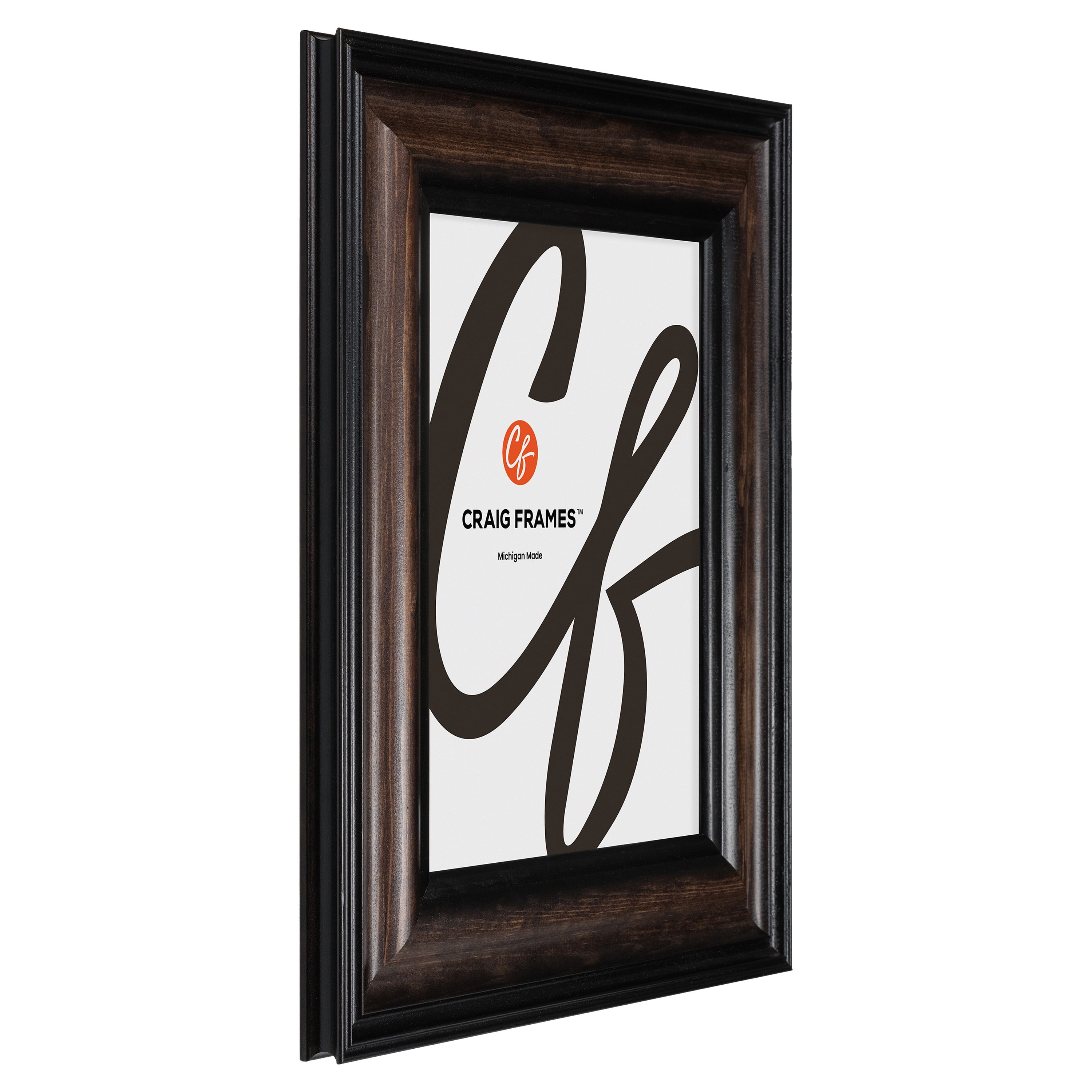 Craig Frames Potomac, 24x30 inch Picture Frame, Walnut Brown