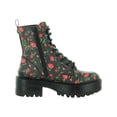 thumbnail image 4 of Guess Womens Fearne Faux-Leather Platform Combat & Lace-up Boots, 4 of 5