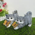 thumbnail image 4 of XXXFLOWER Garden Cat Statue Outdoor Decorations, Solar Garden Figurines Cat Decor, 4 of 8