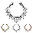 thumbnail image 2 of Nose Ring Fashion Rhinestone Decorative Creative Nose Hoop Nose Piercing Jewelry, 2 of 7