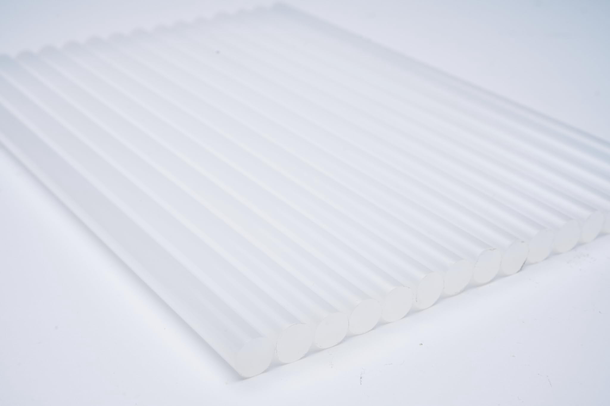 ASA 1/2" x 10" Clear Hot Melt Glue Sticks, for Plastic, Wood, Fabric,& Cartons, 25 lb Pack (Approx. 483 Sticks)
