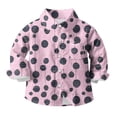 thumbnail image 3 of Mgmyaa Boys and Girls Button Down Shirt Long Sleeve Collared Casual Shirts Spring Summer Kids Blouses Comfortable Daily Wear Size 3-16Years, 3 of 5