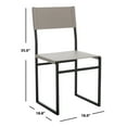 thumbnail image 6 of SAFAVIEH Layne Dining Chairs, Light Grey/Black, Set of 2 (18 in. W x 18.8 in. D x 35 in. H), 6 of 7