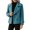 Sky Blue, variant on Enjoytime Jackets for Women Lapel Double Breasted Long Sleeve Cropped Coat Fashion Cozy Business Casual Fall Winter Outerwear