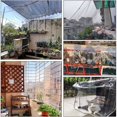 thumbnail image 2 of Bâche Imperméable, Bâche en PVC Transparent avec Illets, Bâche Isolée pour Jardin, Patio, Plantes, Bâche Transparente Résistante aux Intempéries (0.5x1m), 2 of 4