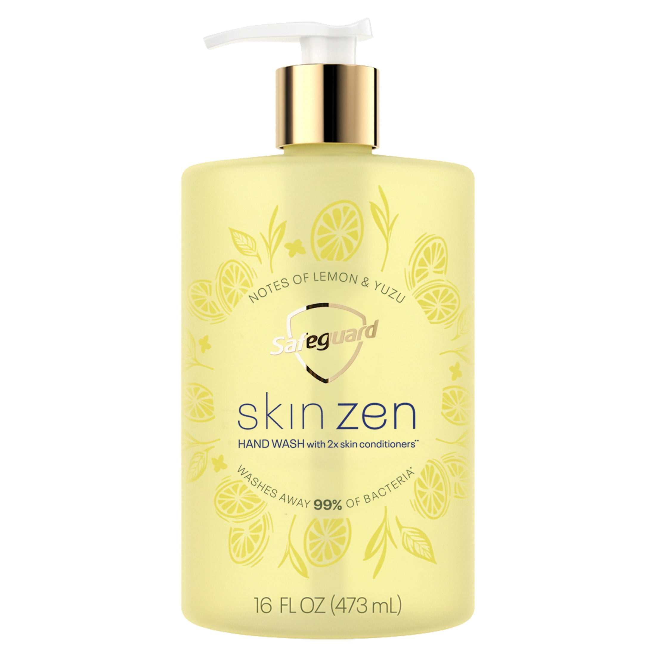 Safeguard Skin Zen Liquid Hand Soap, Notes of Lemon & Yuzu, 16 fl