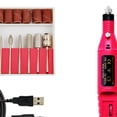 thumbnail image 3 of de uñas eléctrico portátil, de uñas, pulidor de lijadora de de manicura para acrílico, uñas de , pulido roja Baoblaze Pluma de taladro de uñas, 3 of 4