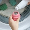 thumbnail image 3 of Laundry Ball Laundry Liquid Storage Ball Cleaning Softener Cleaning Laundry Ball Washing Machine Essential laundry Pink-1Pc, 3 of 6