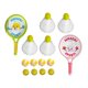 thumbnail image 2 of 2 raquetas de bádminton para niños, para exteriores, con pelota y volante. Contiene 12 bolas, 2 of 9