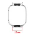 thumbnail image 4 of Funda protectora de caja de reloj de metal Conecte la correa de 20 mm para Redmi Watch 3 (Plata), 4 of 4