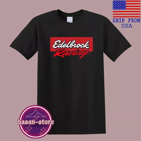 Edelbrock Racing Men's Black Navy Blue White Size S-5XL